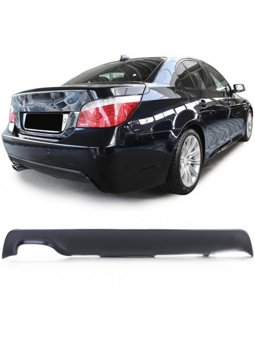 Zadní difuzor BMW 5 E60/E61 (2003-2010) - černý matný (M-paket)